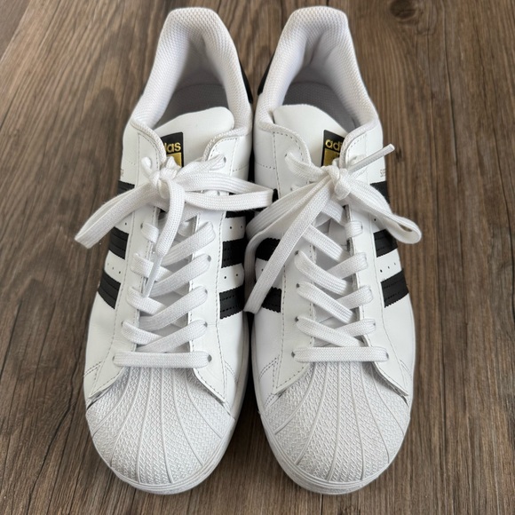 Adidas SUPERSTAR ADV SHOES Cloud White / Core Black / Cloud White size 9.5 - Picture 5 of 8